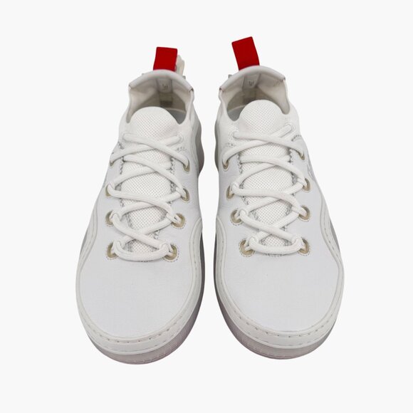 Christian Louboutin Arpoador Donna Sneakers White Leather Size 39.5 US 9.5 Women - Picture 3 of 16